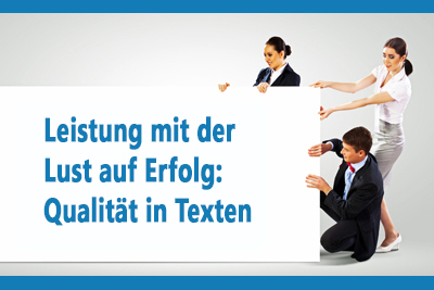 Texter leistet mit Lust auf Marketing- und Werbeerfolge sowie Qualitätstexte. Texten lassen fürs Business? Konsumenten mit Werbetexten ansprechen? Wie und mit welchen Texten die Mitarbeiter-Kommunikation in Unternehmen, Institut, Ministerium oder Behörde begünstigen? Der freie Texter, PR-Redakteur und Werbetexter aus Mannheim (nahe Mainz, Wiesbaden, Karlsruhe und Stuttgart) weiß, wie kreatives Texten funktioniert. Der Profitexter formuliert Businesstexte und Konsumentenwerbung für Produkte (Launch, Relaunch) oder Dienstleister, aber auch Mitarbeiter-Infos fürs Intranet. Wortkopf liefert Werbung und Kommunikation aus erster Hand für Deutschland (z. B. München - Bonn - Hannover) und für die Schweiz (z. B. Basel - Zürich - Luzern).
